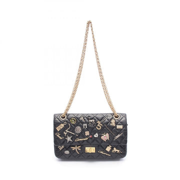 Chanel 2.55 Matelasse Mademoiselle Chain Leather Shoulder Bag