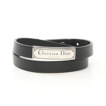 Dior Homme COUTURE Leather Stainless Steel Bracelet