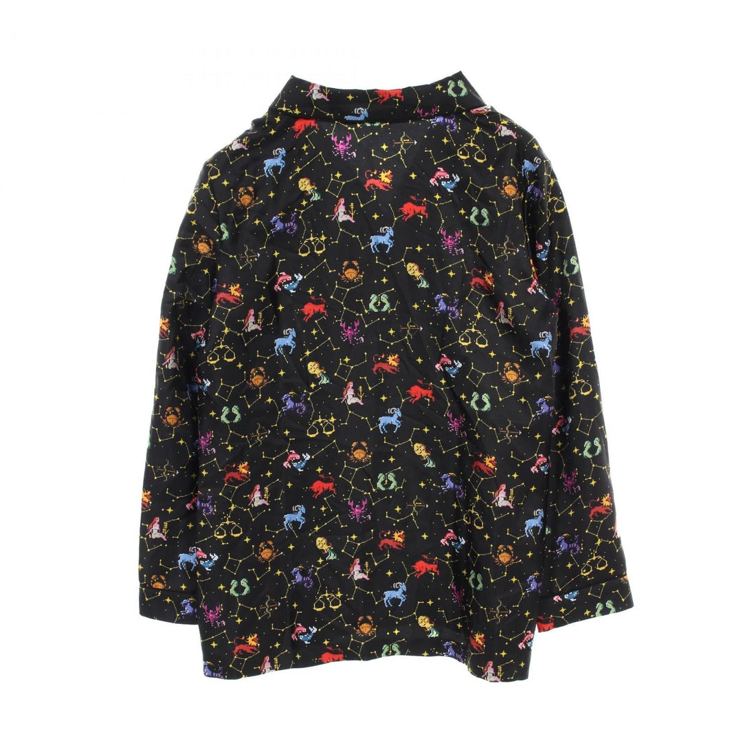 Christian Dior Silk Zodiac Pixel Top 241V33A6633
