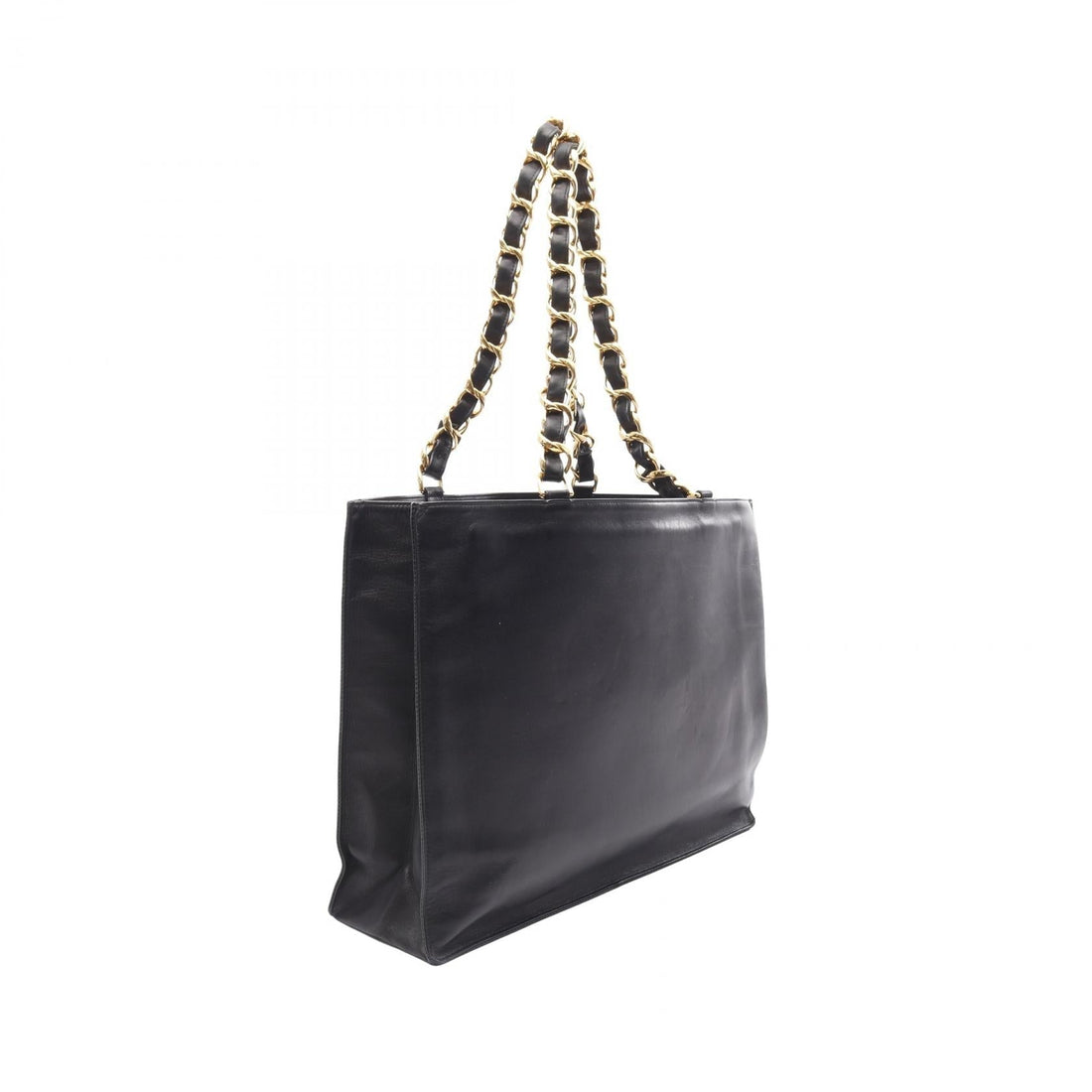 Chanel De Coco Mark Lambskin Tote Bag