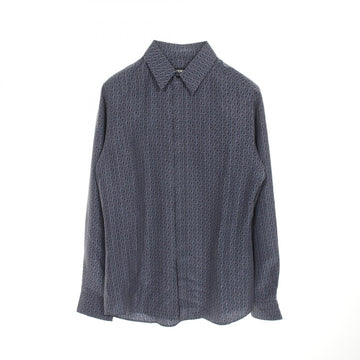 Fendi Zucca Calligraphy Silk Top