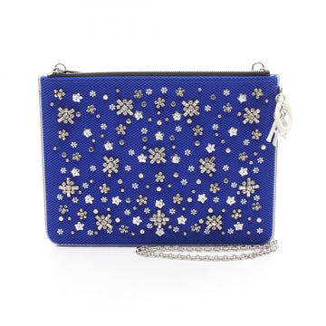 Christian Dior Leather Fabric Shoulder Bag