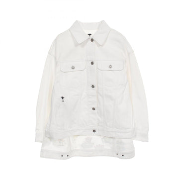 Dior BEE Embroidery Denim Jacket Cotton Outerwear