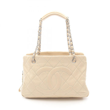 Chanel Coco Mark Leather Tote Bag