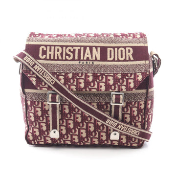 Dior Diorcamp Oblique Canvas Leather Shoulder Bag