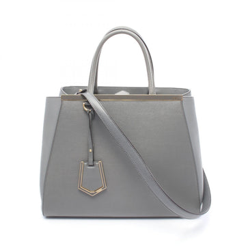 Fendi 2JOURS Leather Handbag
