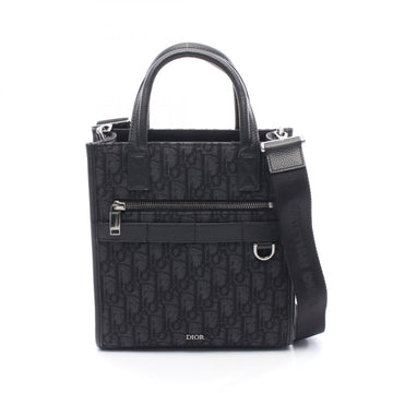 Dior Safari Oblique Canvas Leather Handbag