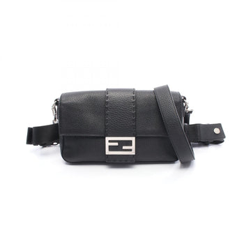 Fendi Mamma Baguette Leather Waist Bag