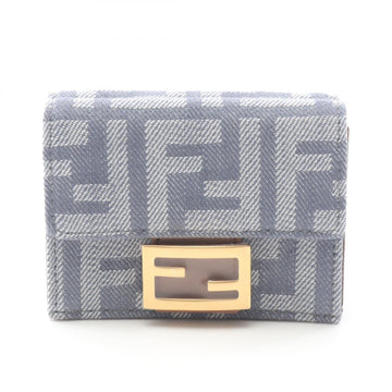 Fendi Baguette Zucca Canvas Wallet