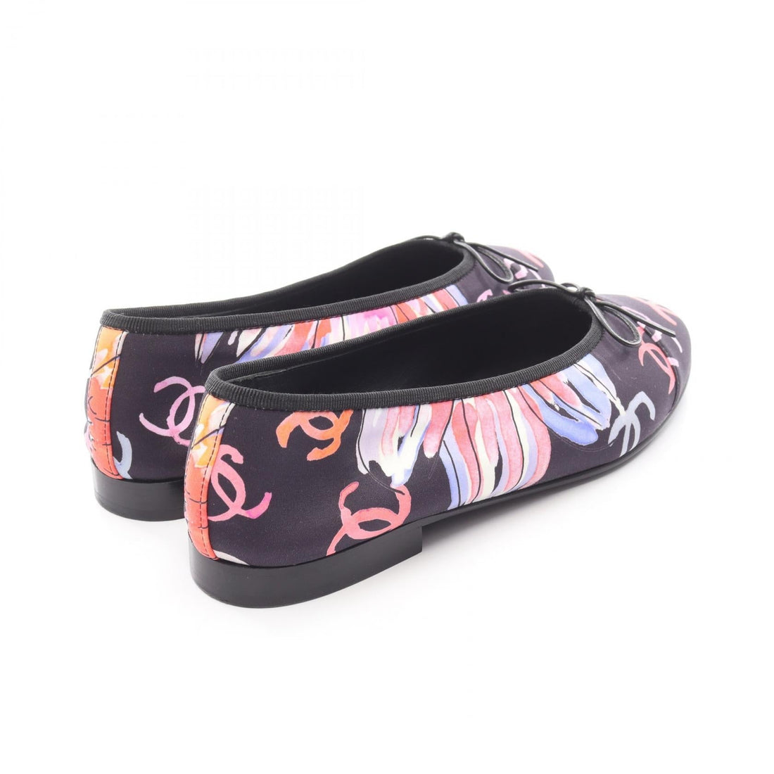 Chanel Coco Mark Fabric Shoes
