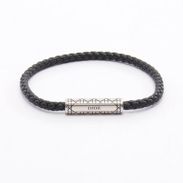 Dior Cannage Braided Leather Bracelet