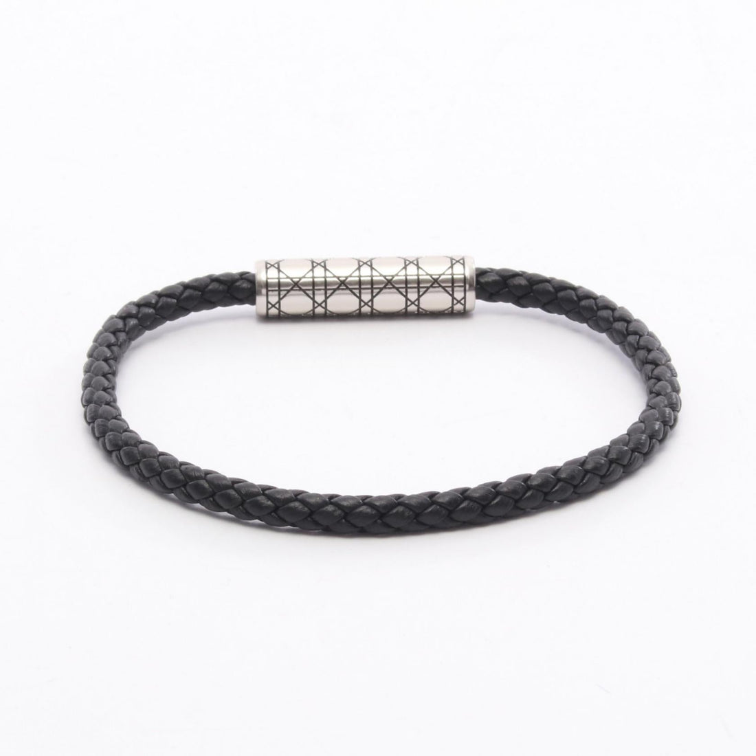 Dior Cannage Braided Leather Bracelet