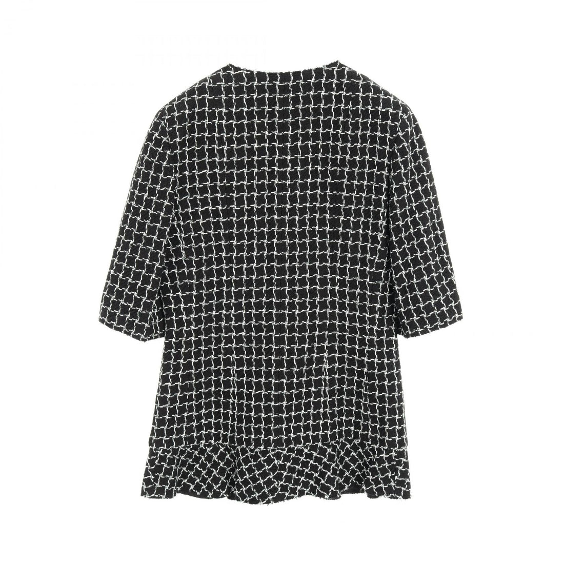 Chanel Gripoix Button Tweed Wool Cotton Jacket