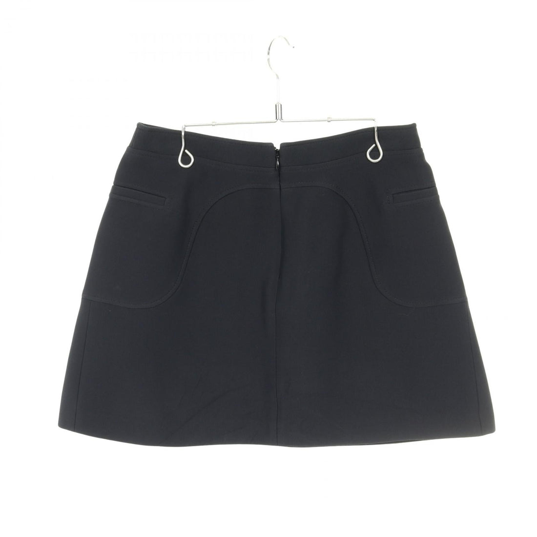 Christian Dior CD Buckle Wool Silk Skirt