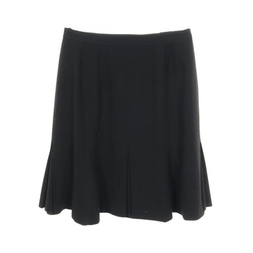 Chanel Coco Mark Button Wool Skirt