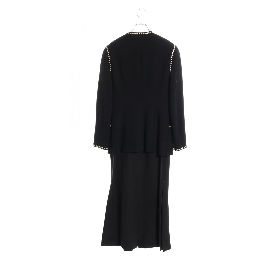 Chanel Camelia Button Wool Silk Suit