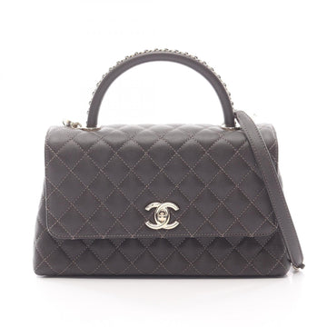 Chanel Coco Handle Grained Calfskin 2way Bag
