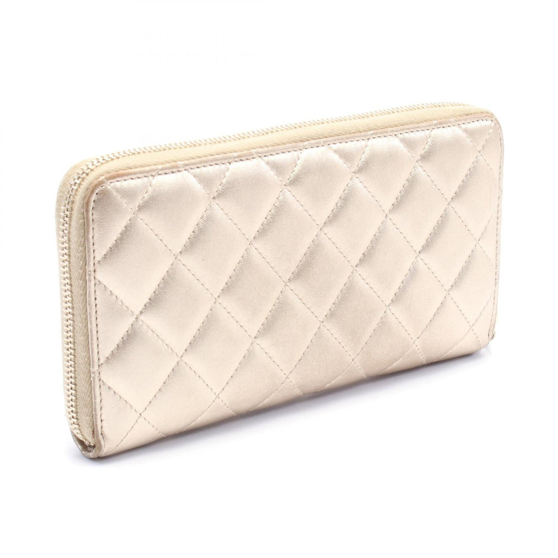 Chanel Classic Long Zip Wallet Leather Wallet