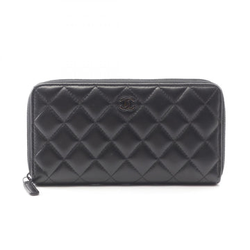 Chanel Matelasse Lambskin Long Wallet