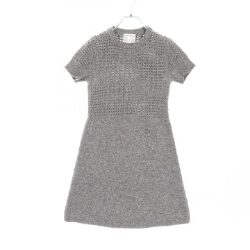 Chanel Sports Line Coco Mark Wool Cashmere Dress