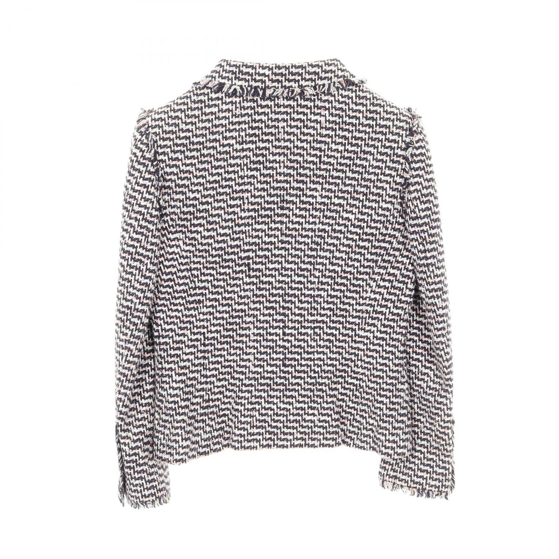 Chanel Coco Mark Button Silk Cotton Rayon Tweed Outerwear