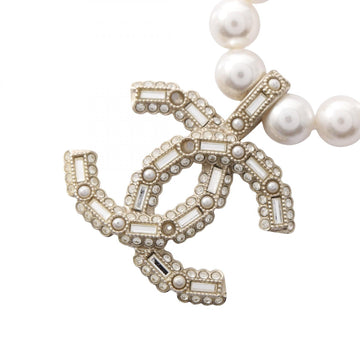 Chanel Coco Mark Faux Pearl Rhinestone Choker