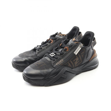 Fendi Flow Leather Fabric Sneakers