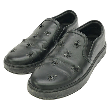 Dior Homme BEE Embroidery Leather Slip-on