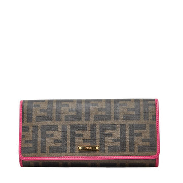 Fendi Zucca PVC Long Wallet