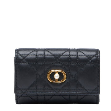 Dior Jolie Glycine Cannage Lambskin Wallet