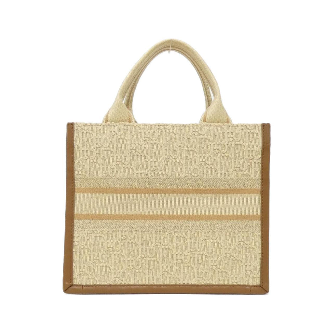 Christian Dior Dior Book Tote Oblique Raffia Tote Bag