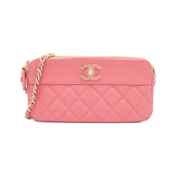 Chanel Chain Wallet Caviar Skin Wallet