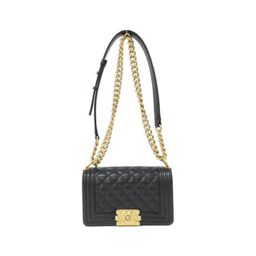 Chanel Boy Chanel Caviar Skin Shoulder Bag