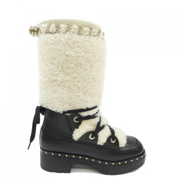 Chanel G35157Y52512 Shearling&Calfskin Long Boots