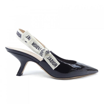 Christian Dior Patent Calf Ribbon Pumps