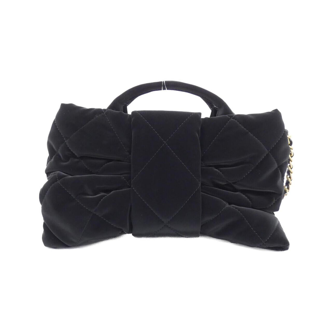 Chanel AS5849 Velvet Effect Nylon Shoulder Bag