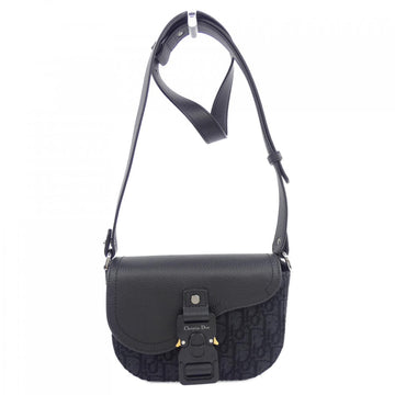 Dior Flap Messenger Bag Mini Oblique Jacquard Shoulder Bag