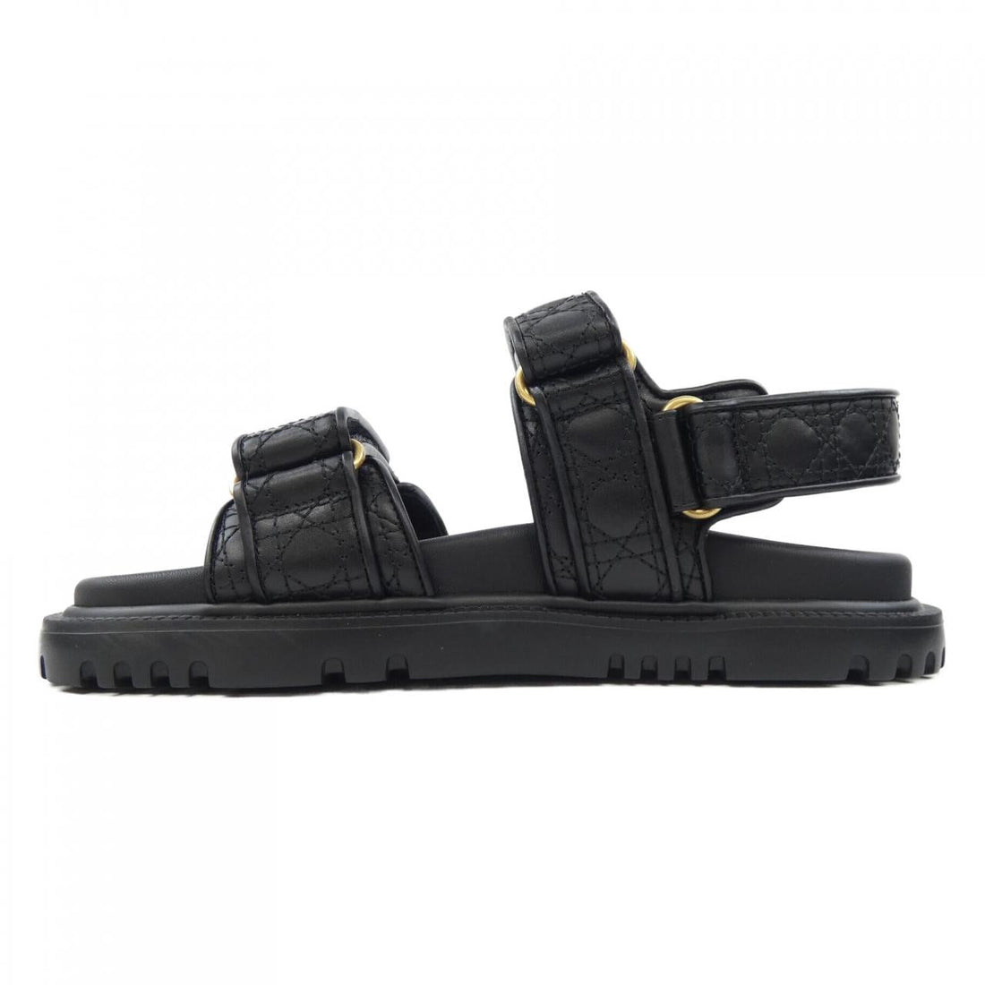 Christian Dior DIORACT Cannage Quilting Calfskin Sandals