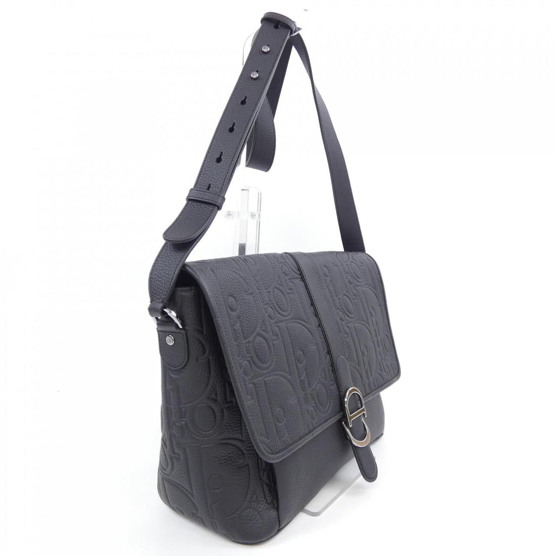 Dior Daily Flap Messenger Bag Gravity Leather Grained Calfskin Messenger Bag