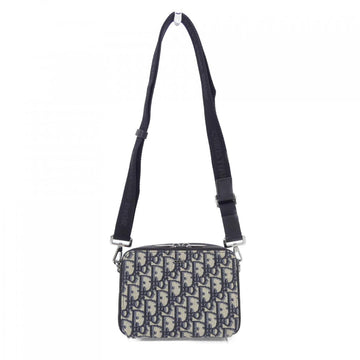 Dior Strap Zip Pouch Oblique Jacquard Bag