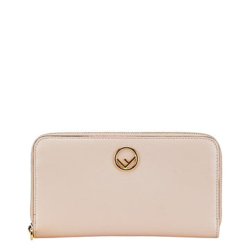 Fendi F is Leather Long Wallet