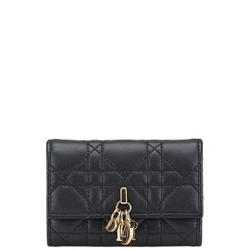 Dior Lady Dior Cannage Leather Wallet