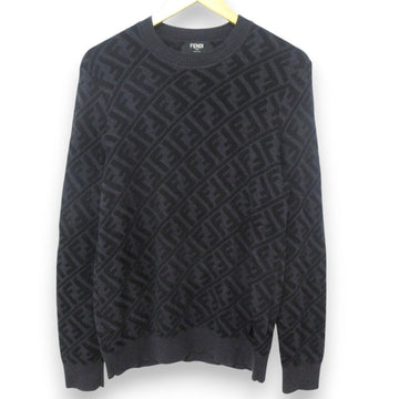 Fendi Zucca Jacquard Wool Knit