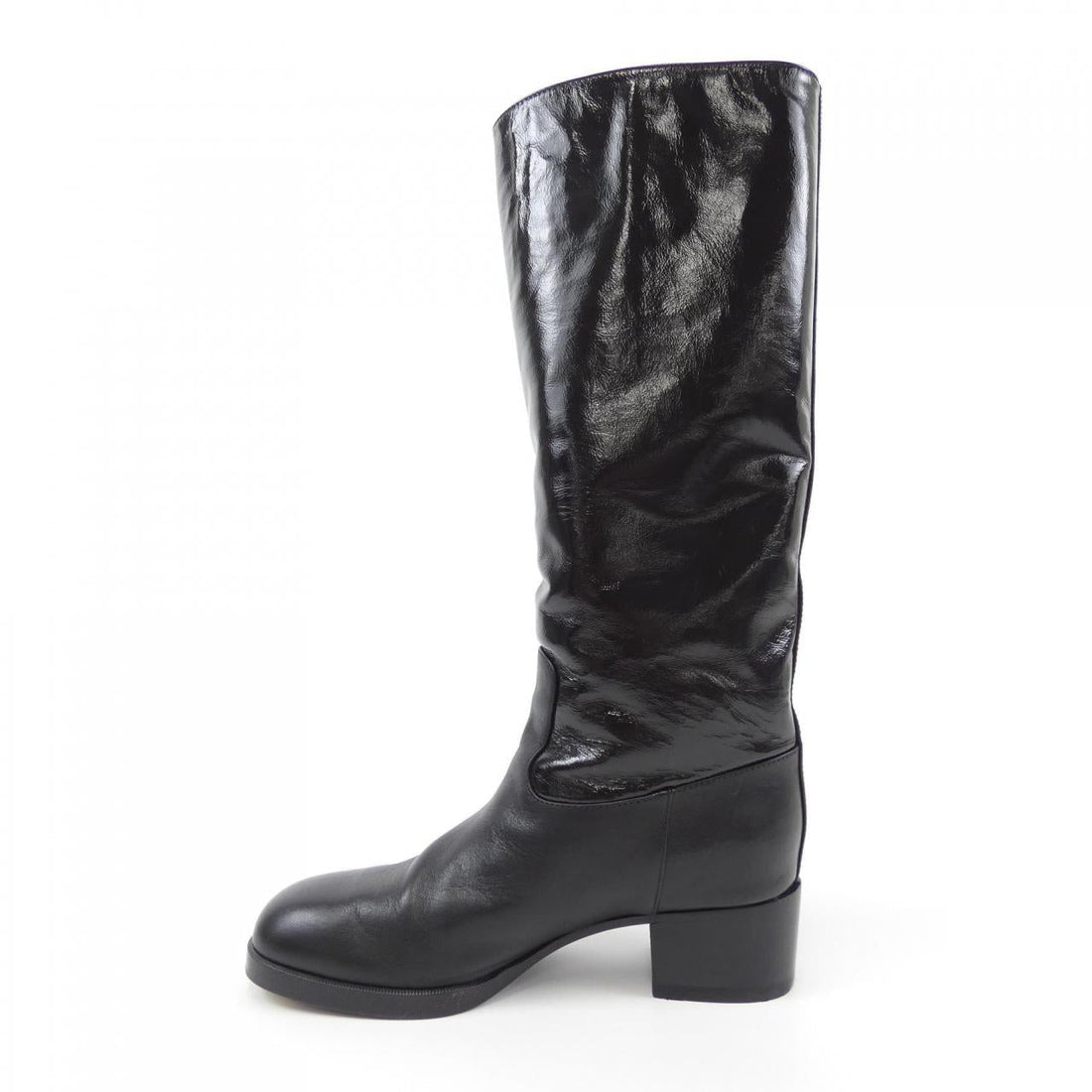 Chanel G37985Y55400 Shiny Calfskin Boots