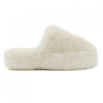 Chanel G45984B17892 Shearling Lambskin Sandals