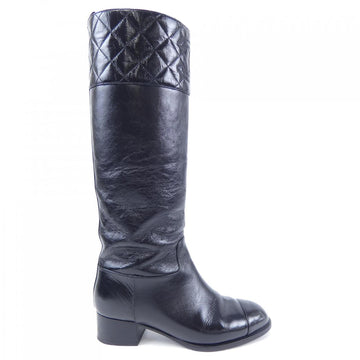 Chanel Shiny Calfskin Boots