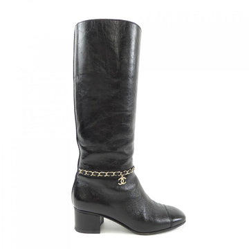 Chanel G35006X53109 Calfskin Long Boots