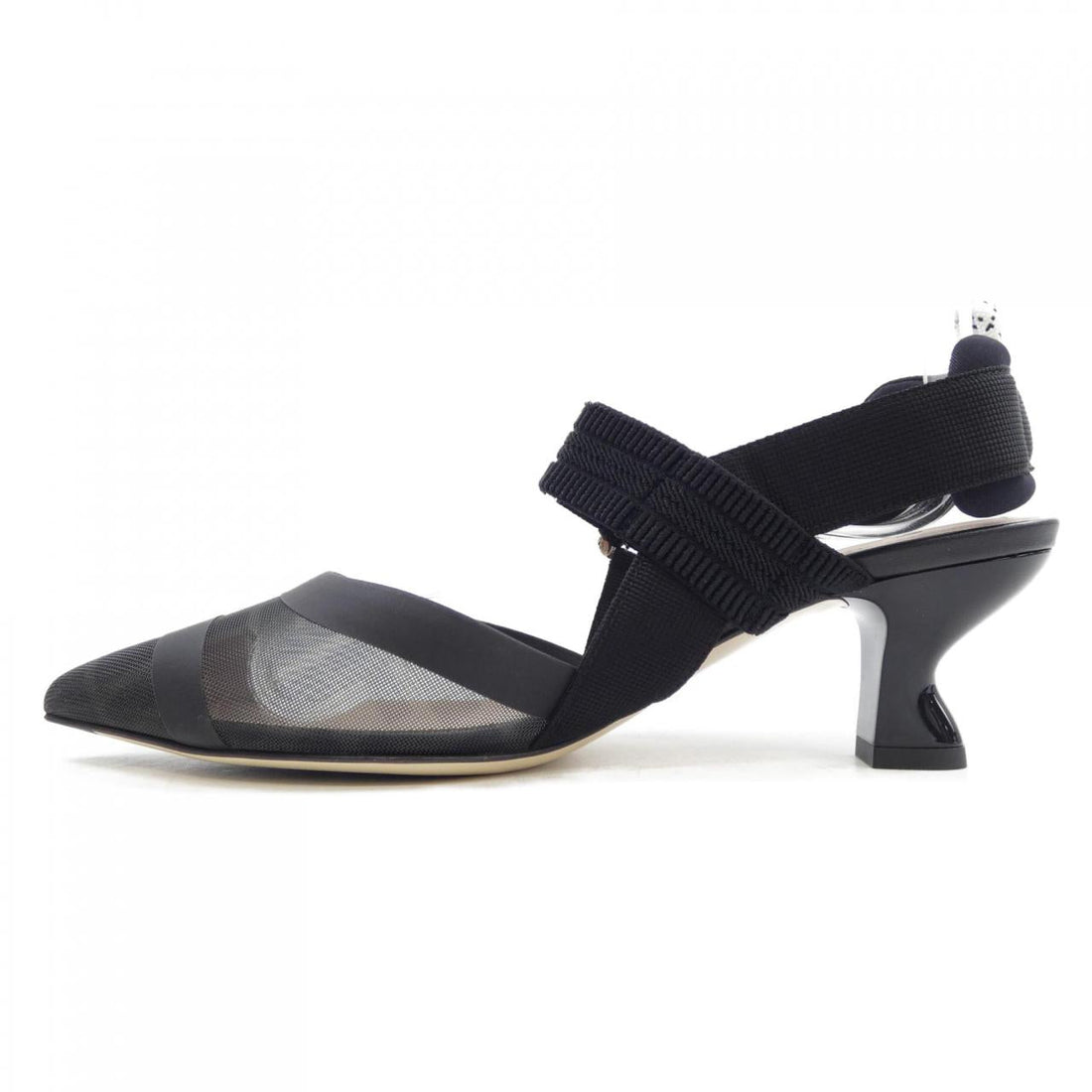 Fendi 8J6716A8UGF Leather Mesh Shoes