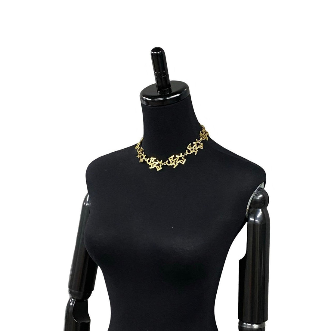 CHANEL Necklace Gold Plated gold