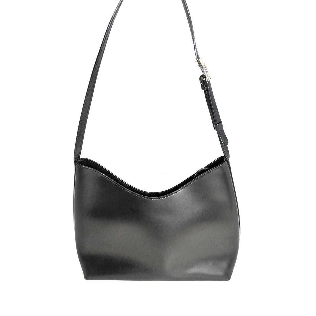 Gucci   Black Leather Shoulder Bag